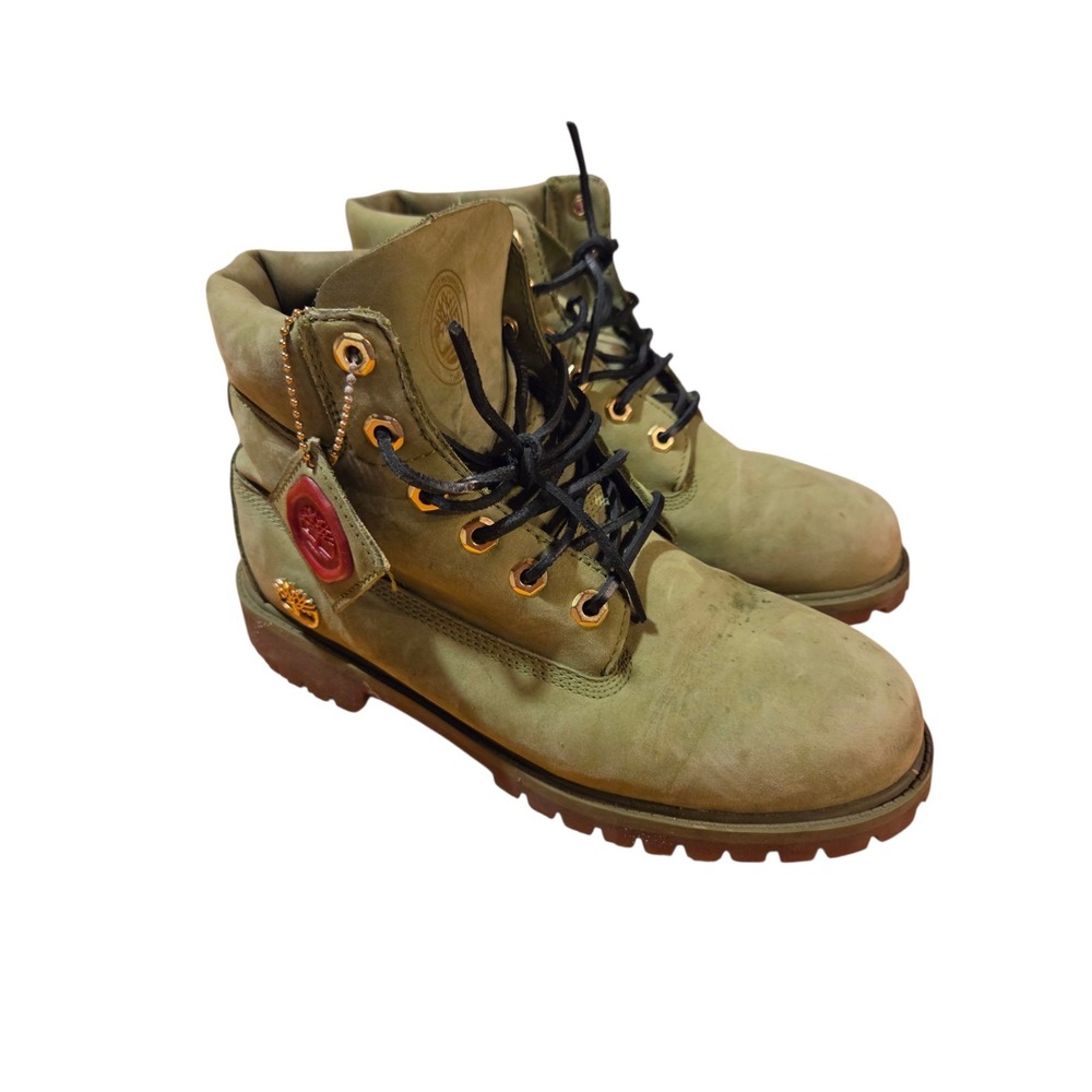 Timberland 6" CHAMPS DJ Khaled 'Secure the Bag' US Bous Size 7 Boots Pesto